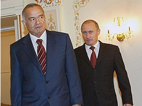 Ислам Каримов и Владимир Путин. Фото "Коммерсанта" Ислам Каримов и Владимир Путин. Фото "Коммерсанта"