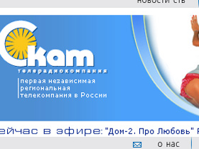Телекомпания "Скат". Логотип с официального сайта. Телекомпания "Скат". Логотип с официального сайта.