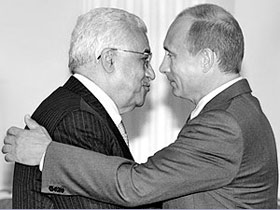 Махмуд Аббас и Владимир Путин. Фото с сайта vz.ru Махмуд Аббас и Владимир Путин. Фото с сайта vz.ru