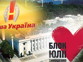 БЮТ и "Наша Украина - Народная самооборона". Фото: РИА "Новости" БЮТ и "Наша Украина - Народная самооборона". Фото: РИА "Новости"