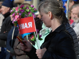1 мая. Шествие профсоюзов в Москве. Фото: Каспаров.Ru 1 мая. Шествие профсоюзов в Москве. Фото: Каспаров.Ru