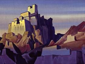 Николай Рерих. Замок в Ладаке (1933). Изображение с сайта roerich.ru Николай Рерих. Замок в Ладаке (1933). Изображение с сайта roerich.ru