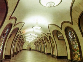 Станция метро "Новослабодская". Фото с сайта www.metro.ru Станция метро "Новослабодская". Фото с сайта www.metro.ru