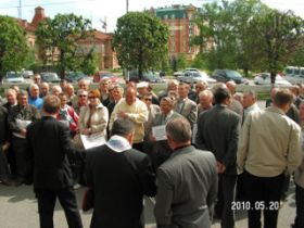 Пикет офицеров, фото Александра Брагина, Каспаров.Ru Пикет офицеров, фото Александра Брагина, Каспаров.Ru