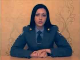 Кадр из видеообращения Екатерины Рогозы Кадр из видеообращения Екатерины Рогозы