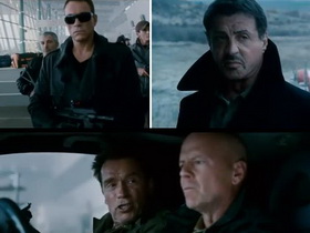 Кадр из фильма "Неудержимые 2" Кадр из фильма "Неудержимые 2"