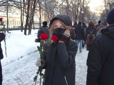 Акция в память о Маркелове и Бабуровой Акция в память о Маркелове и Бабуровой