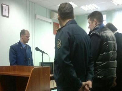 Алексей Козлов на суде - отказ в УДО. Фото из фейсбука Ольги Романовой Алексей Козлов на суде - отказ в УДО. Фото из фейсбука Ольги Романовой