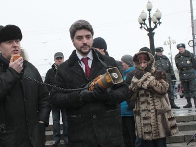 Митинг автолюбителей в Москве. Фото с сайта Ильи Свиридова Митинг автолюбителей в Москве. Фото с сайта Ильи Свиридова