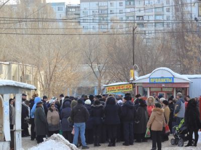 Акция в защиту рынка. Фото Павла Валерина, Каспаров.Ru Акция в защиту рынка. Фото Павла Валерина, Каспаров.Ru