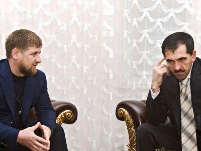 Кадыров и Евкуров. Фото: radiomarsho.com Кадыров и Евкуров. Фото: radiomarsho.com