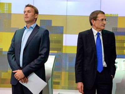 Алексей Навальный и Николай Левичев. Фото: bfm.ru Алексей Навальный и Николай Левичев. Фото: bfm.ru
