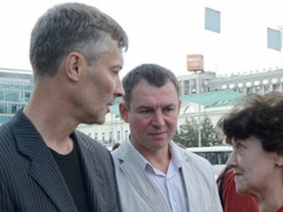 Ройзман и Бурмистров на встрече. Фото: znak.com Ройзман и Бурмистров на встрече. Фото: znak.com