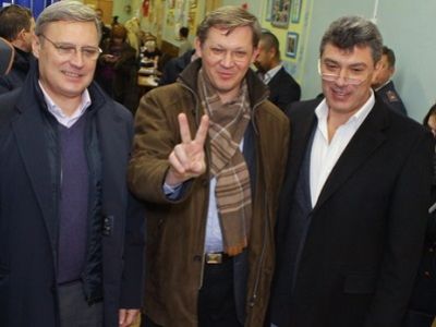 Борис Немцов, Владимир Рыжков, Михаил Касьянов. Фото ИТАР-ТАСС/ Александра Краснова Борис Немцов, Владимир Рыжков, Михаил Касьянов. Фото ИТАР-ТАСС/ Александра Краснова