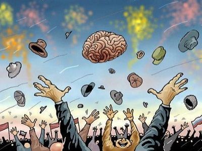 Ура-патриотизм. Карикатура Ура-патриотизм. Карикатура