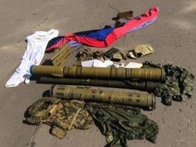 Брошенное ДНР оружие в Славянске Брошенное ДНР оружие в Славянске