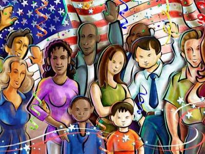 США, 4 июля. Рис. из http://moymir2.ru/ США, 4 июля. Рис. из http://moymir2.ru/
