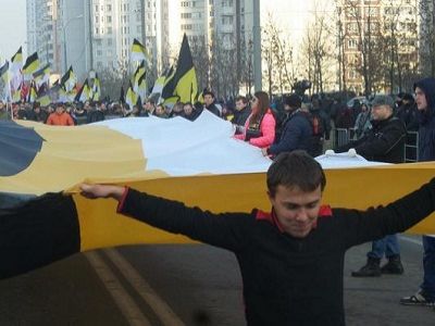 Русский марш в Люблино. Источник - https://twitter.com/alex_beykin/status/529581901645103104 Русский марш в Люблино. Источник - https://twitter.com/alex_beykin/status/529581901645103104