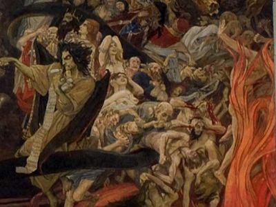 В.Васнецов, "Страшный Суд" (фрагмент). Источник - http://upload.wikimedia.org/ В.Васнецов, "Страшный Суд" (фрагмент). Источник - http://upload.wikimedia.org/