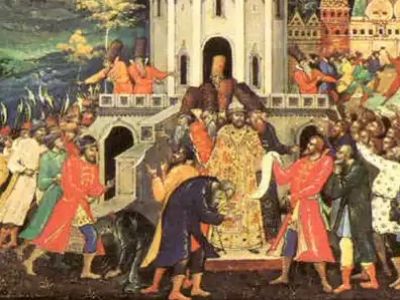 Челобитная царю (палехская роспись). Источник - http://img0.liveinternet.ru/ Челобитная царю (палехская роспись). Источник - http://img0.liveinternet.ru/
