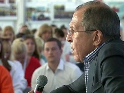 Лавров на форуме "Территория смыслов на Клязьме". Источник - https://img1.1tv.ru Лавров на форуме "Территория смыслов на Клязьме". Источник - https://img1.1tv.ru