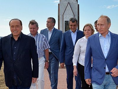 Путин и Берлускони Фото: http://tass.ru/politika/2255310 Путин и Берлускони Фото: http://tass.ru/politika/2255310