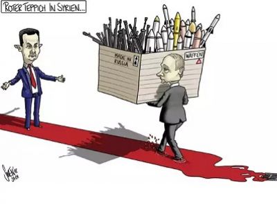 Асад, Путин и "ковровая дорожка". Фото: wewritewhatwelike.com Асад, Путин и "ковровая дорожка". Фото: wewritewhatwelike.com