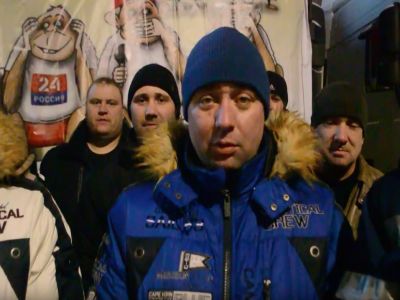 Видеообращение дальнобойщиков к Путину, скриншот Видеообращение дальнобойщиков к Путину, скриншот