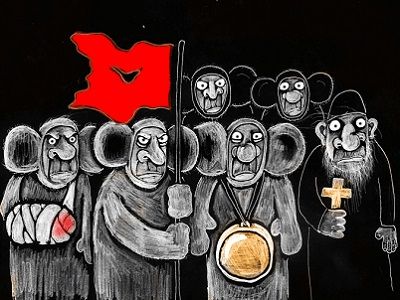 Чебурашки (картина Васи Ложкина). Источник - joyreactor.cc Чебурашки (картина Васи Ложкина). Источник - joyreactor.cc