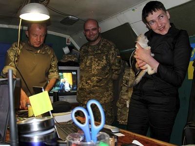 Надежда Савченко. Фото: facebook.com/ato.news Надежда Савченко. Фото: facebook.com/ato.news