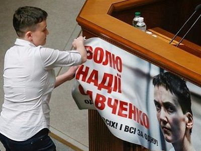 Надежда Савченко в Верховной Раде. Источник - kor.ill.in.ua Надежда Савченко в Верховной Раде. Источник - kor.ill.in.ua