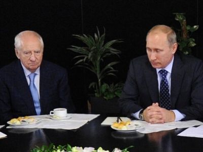Марк Захаров и Путин. Источник - ntv.ru Марк Захаров и Путин. Источник - ntv.ru