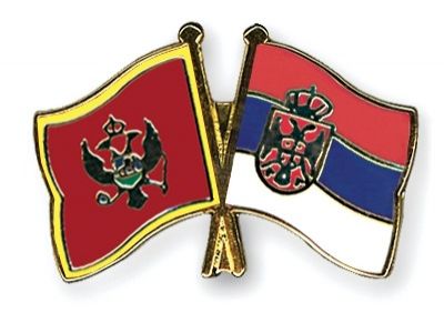 Флаги Черногории и Сербии. Источник - crossed-flag-pins.com Флаги Черногории и Сербии. Источник - crossed-flag-pins.com