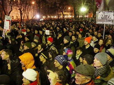 Акция протеста в Москве, 5.12.11. Источник - ridus.ru Акция протеста в Москве, 5.12.11. Источник - ridus.ru