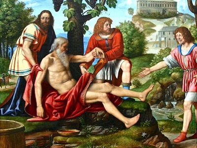 Ной, Хам и его братья (картина Бернардино Луини). Источник - en.wikipedia.org Ной, Хам и его братья (картина Бернардино Луини). Источник - en.wikipedia.org