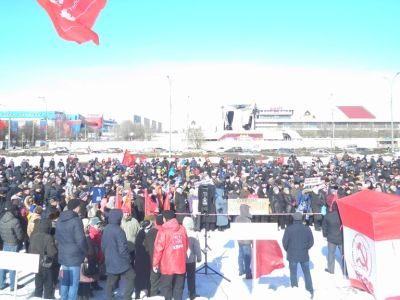 Протестный митинг. Фото: Владимир Лапкин, Каспаров.Ru Протестный митинг. Фото: Владимир Лапкин, Каспаров.Ru