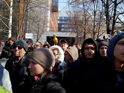 Митинг против коррупции в Новосибирске. Фото: Сергей Богданов. Митинг против коррупции в Новосибирске. Фото: Сергей Богданов.