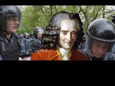 Вольтер и ОМОНовцы. Коллаж www.facebook.com/profile.php?id=100010560969309 Вольтер и ОМОНовцы. Коллаж www.facebook.com/profile.php?id=100010560969309