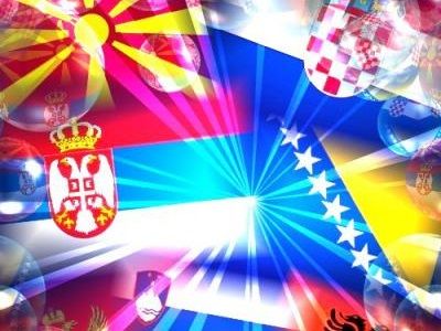 Флаги Балканских стран - Македонии, Хорватии, Сербии, Боснии и др. Источник - koreni.rs
