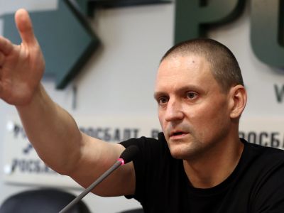 Сергей Удальцов на пресс-конференции, 10.8.17. Источник - rbc.ru Сергей Удальцов на пресс-конференции, 10.8.17. Источник - rbc.ru