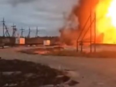 Пожар на нефтяной скважине в ХМАО. Фото: скриншот видео Elisy Fedorenko Пожар на нефтяной скважине в ХМАО. Фото: скриншот видео Elisy Fedorenko