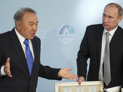В.Путин и Н.Назарбаев. Публикуется в yakovenkoigor.blogspot.ru В.Путин и Н.Назарбаев. Публикуется в yakovenkoigor.blogspot.ru