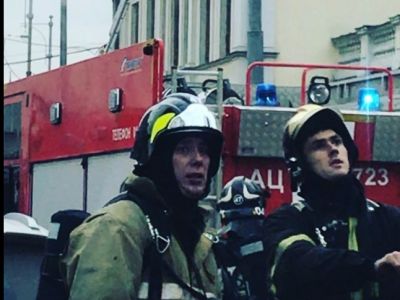 Пожар в Пушкинском музее. Фото: скриншот видео instagram.com/egorpirogov/ Пожар в Пушкинском музее. Фото: скриншот видео instagram.com/egorpirogov/