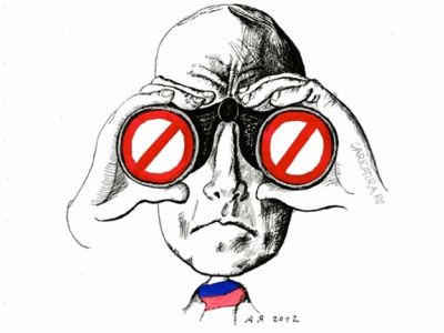 Запретитель. Карикатура А.Яковлева, источник - caricatura.ru/art/yakovlev/url/parad/yakovlev/20447/ Запретитель. Карикатура А.Яковлева, источник - caricatura.ru/art/yakovlev/url/parad/yakovlev/20447/