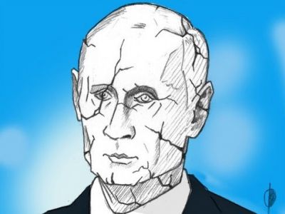 Путин: распад путинизма. Рис. red-sovet.su Путин: распад путинизма. Рис. red-sovet.su