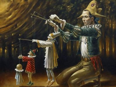 Michael Cheval, "Эволюция". Иллюстрация: republic.ru Michael Cheval, "Эволюция". Иллюстрация: republic.ru