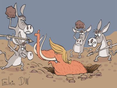 Трамп. Карикатура: С. Елкин, dw.com Трамп. Карикатура: С. Елкин, dw.com