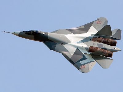 Истребитель Су-57. Фото: ru.wikipedia.org Истребитель Су-57. Фото: ru.wikipedia.org