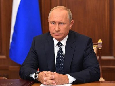Обращение Путина к гражданам России, 29.8.18. Фото: kremlin.ru Обращение Путина к гражданам России, 29.8.18. Фото: kremlin.ru