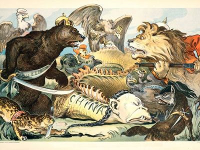 Победители делят Китай. Карикатура 1901 г.: www.facebook.com/ihlov.evgenij Победители делят Китай. Карикатура 1901 г.: www.facebook.com/ihlov.evgenij